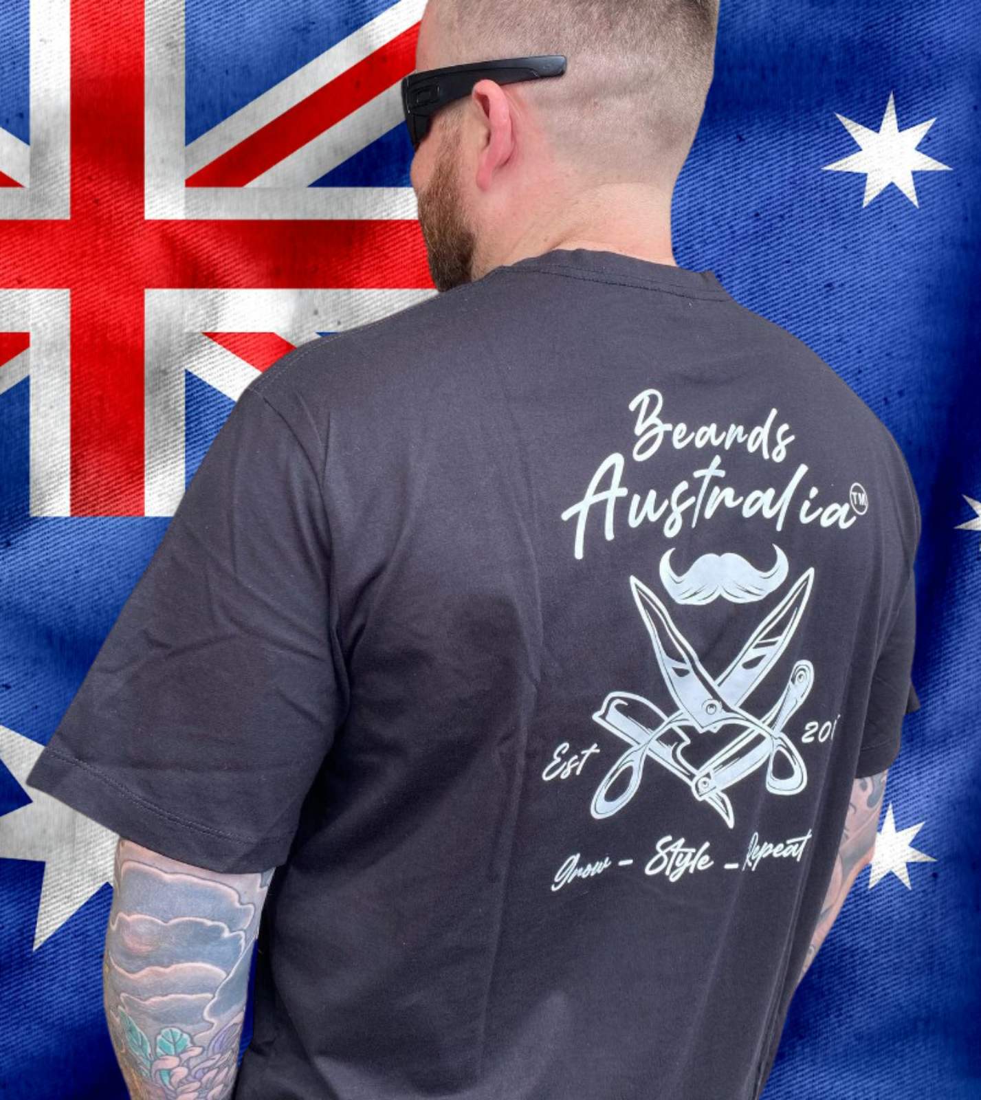 Kids Matching Barber Black T-Shirt