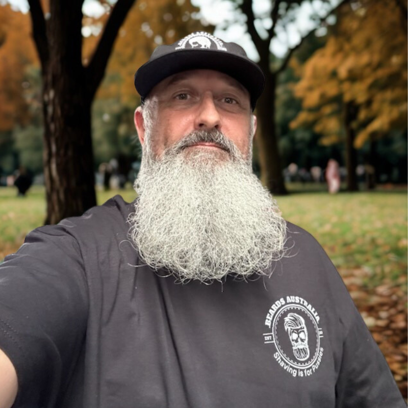 Beards Australia Skull Shaving is for Pussies T-Shirt image 5