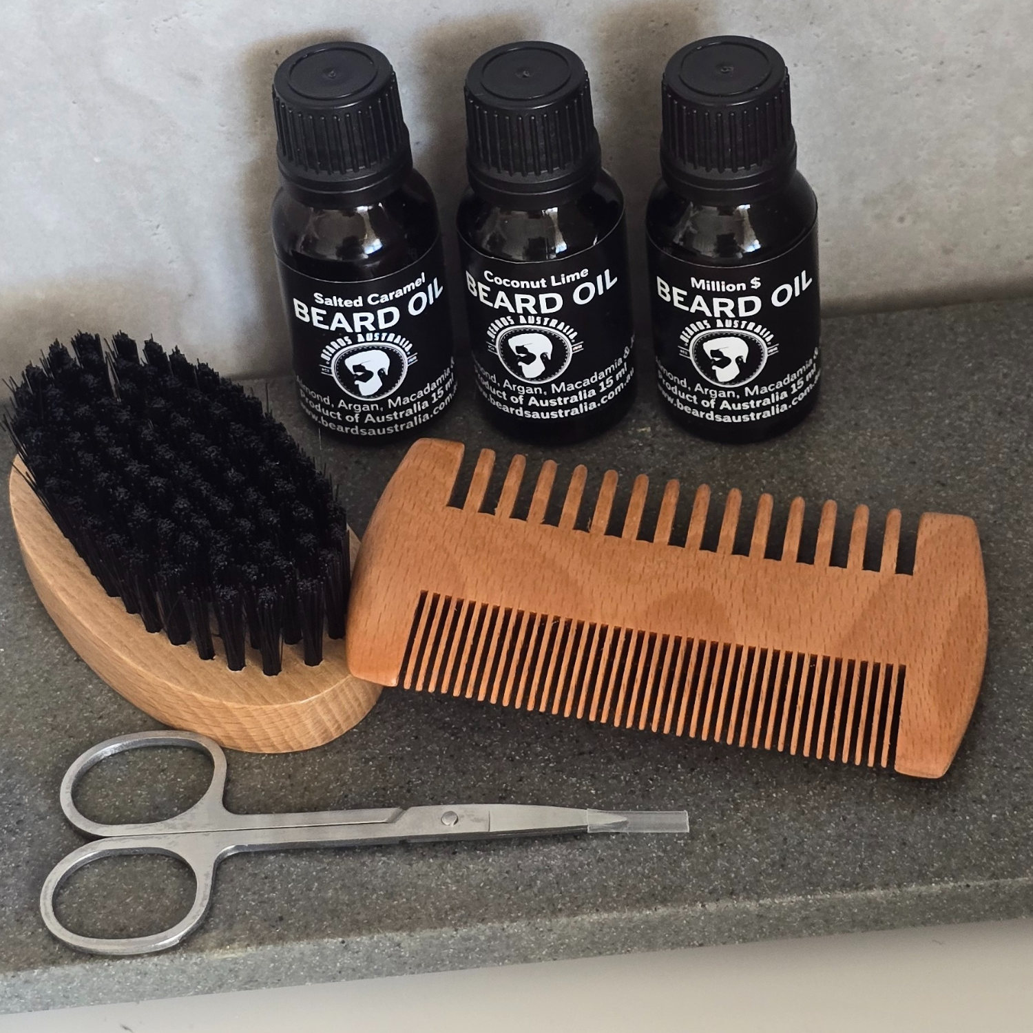 Beard Oil and Grooming Kit Beards Australia Gift Pack