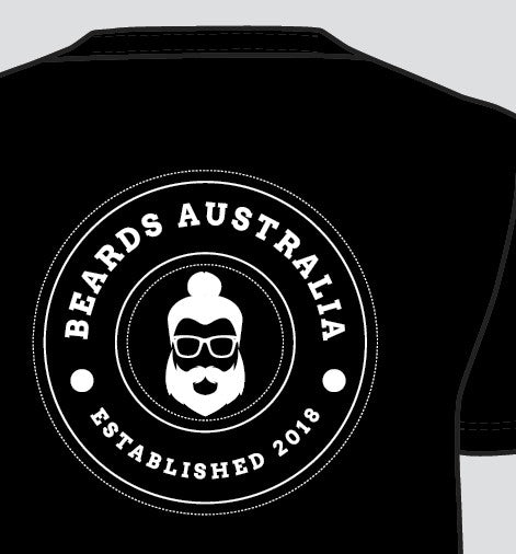 Beards Australia Organic Cotton Man Bun Teeshirt image 1