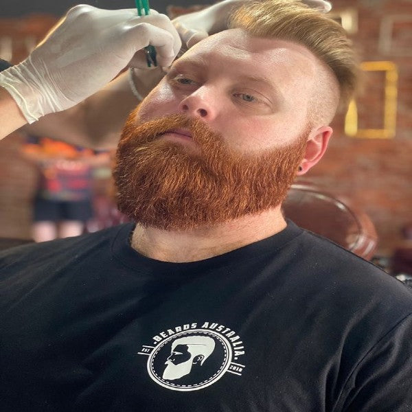 Beards Australia Organic Black Teeshirt image 2