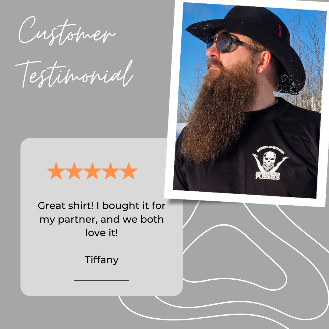 Beards Australia Shaving is for Pussies T-Shirt image 5