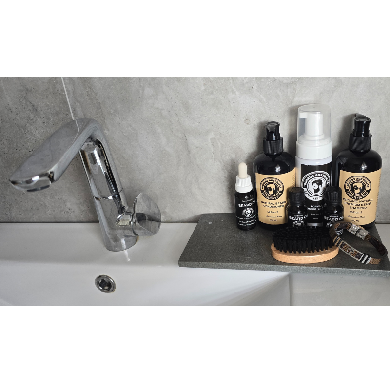 Foaming Beard Wash Shampoo Beards Australia Wood Sage Ocean image 4