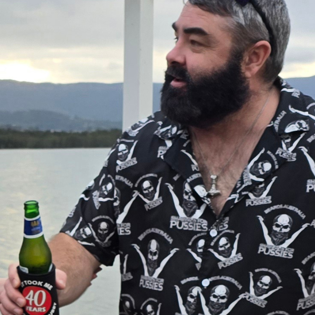 Beards Australia Shaving Is For Pussies Shirt S-6XL image 0