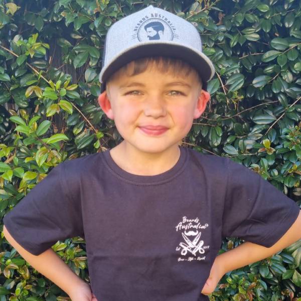 Kids Matching Barber Black T-Shirt
