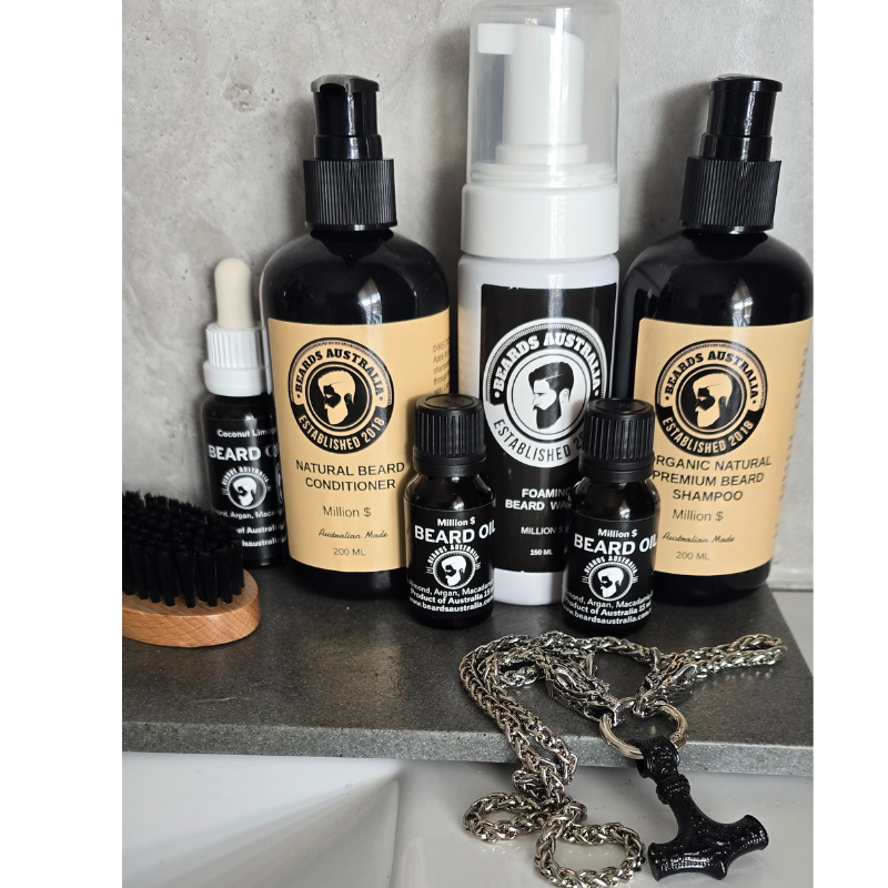 Foaming Beard Wash Shampoo Beards Australia Million $ image 3