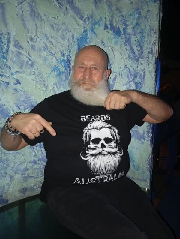 Beards Australia Bearded Skull T-Shirt image 4