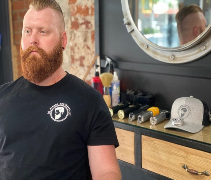 Beards Australia Organic Black Teeshirt image 6