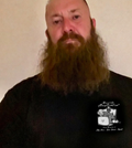 Beards Australia Organic Black Cotton Covid T-Shirt