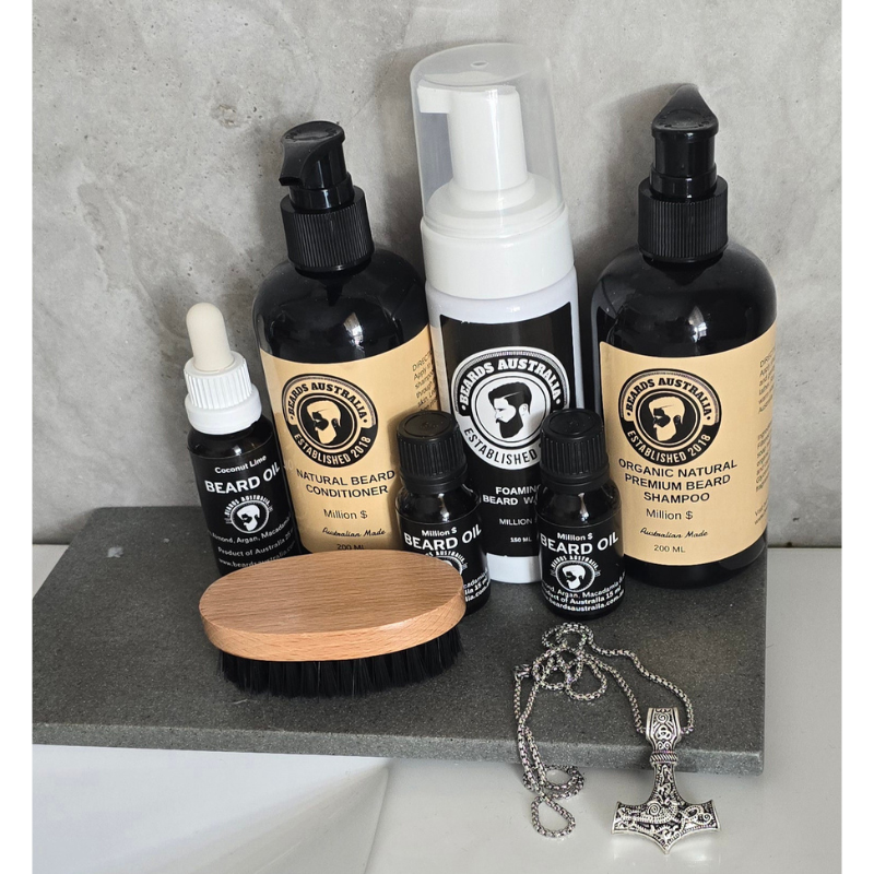 Foaming Beard Wash Shampoo Beards Australia Wood Sage Ocean image 2