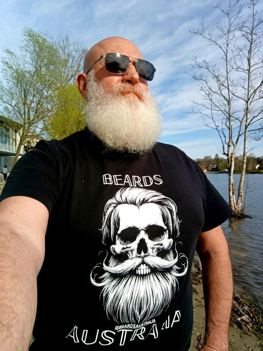 Beards Australia Bearded Skull T-Shirt image 1