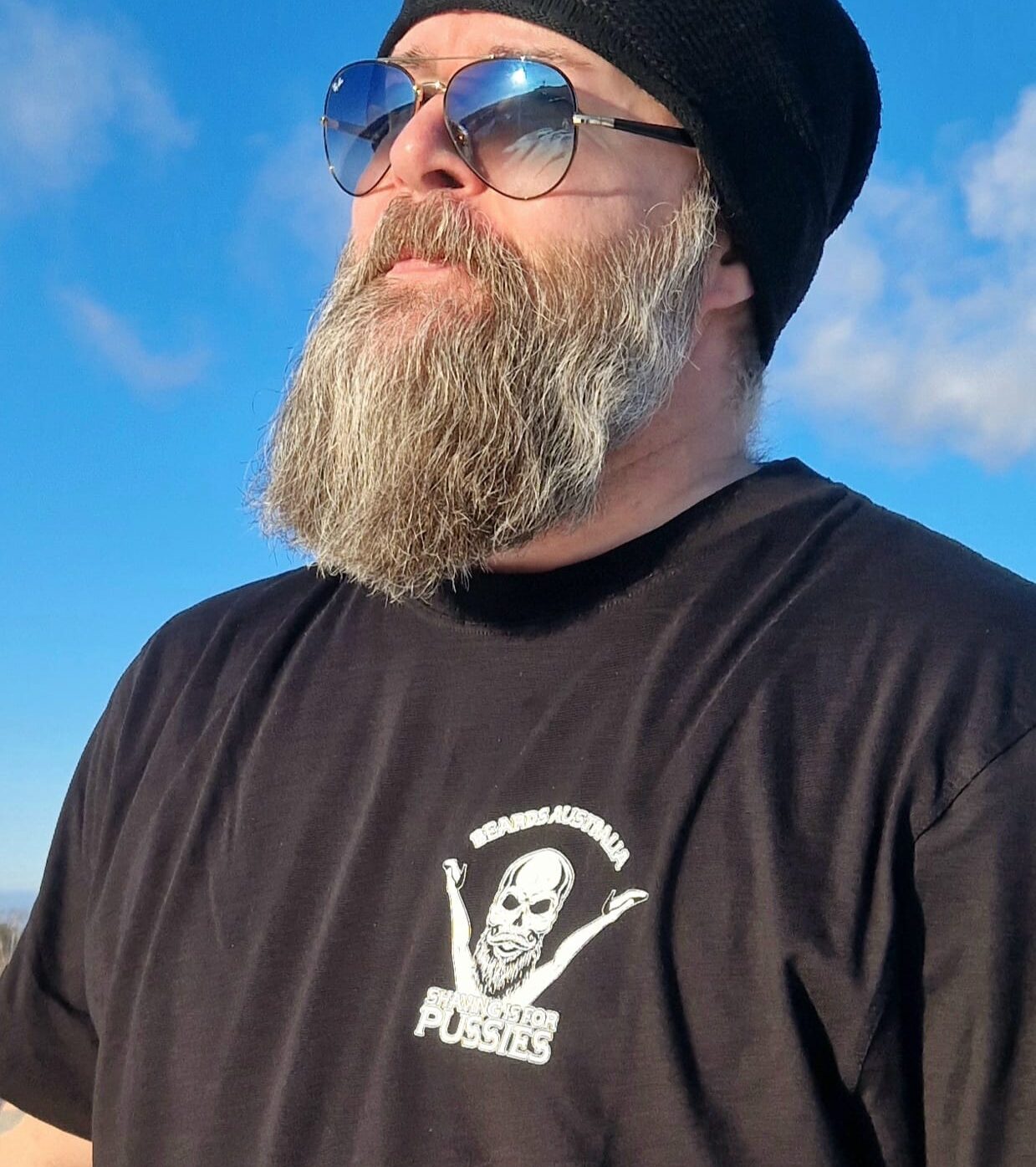 Beards Australia Shaving is for Pussies T-Shirt image 1