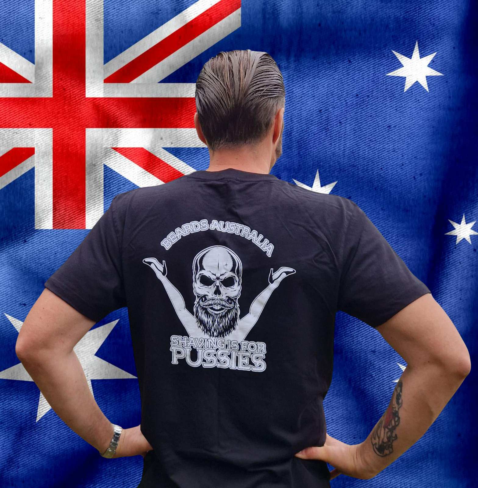 Beards Australia Shaving is for Pussies T-Shirt image 6