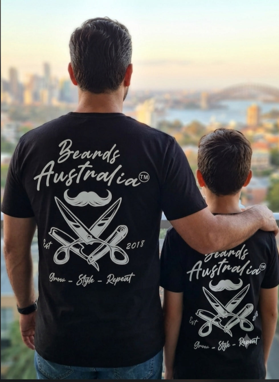 Beards Australia Organic Cotton Barber T-shirt