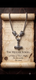 Men's Viking Medieval Thor's Hammer Pendant Necklace